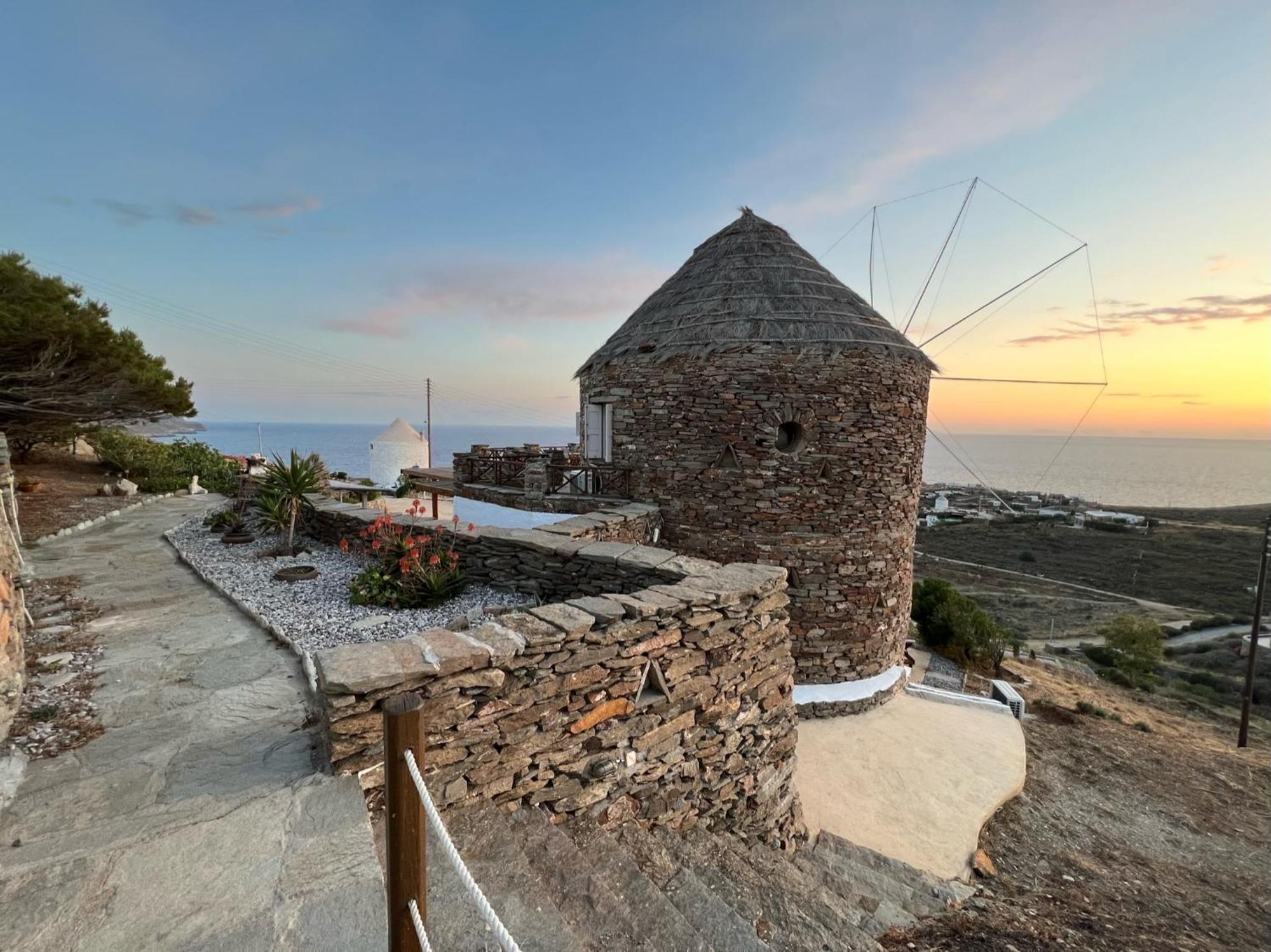 Villa The Stone Windmill Koundouros Esterno foto